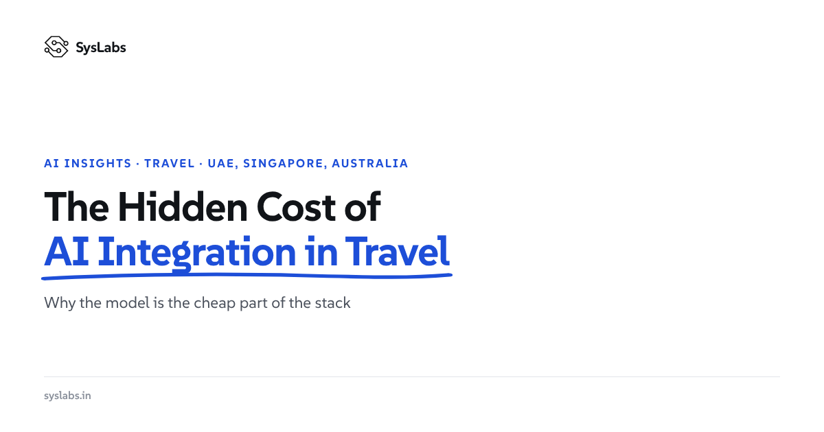 The Hidden Cost of AI Integration in Travel Tech Stacks